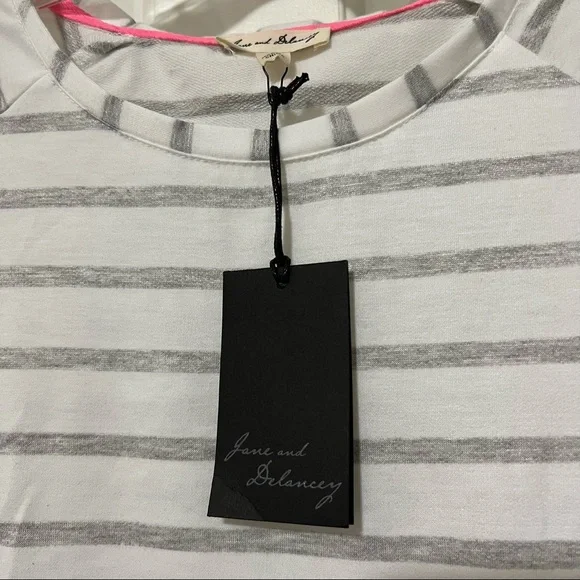 LAST CHANCE 💗 NWT Jane and Delancey S Striped Rope Tee 💗 - Picture 3 of 4